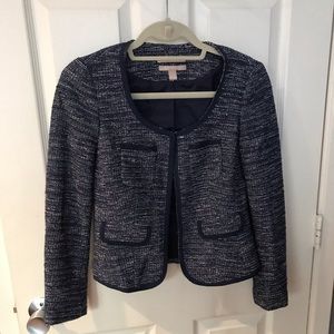Banana Republic blue and white flecked jacket